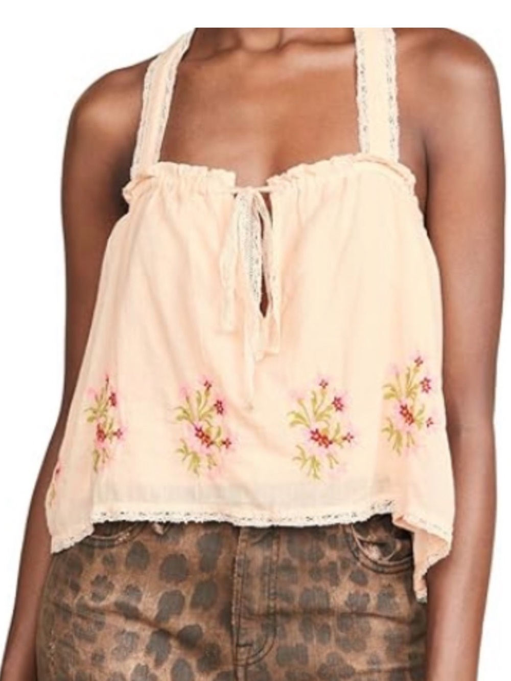 Free People Women's Golden Hour
Top Peach Combo Sz m